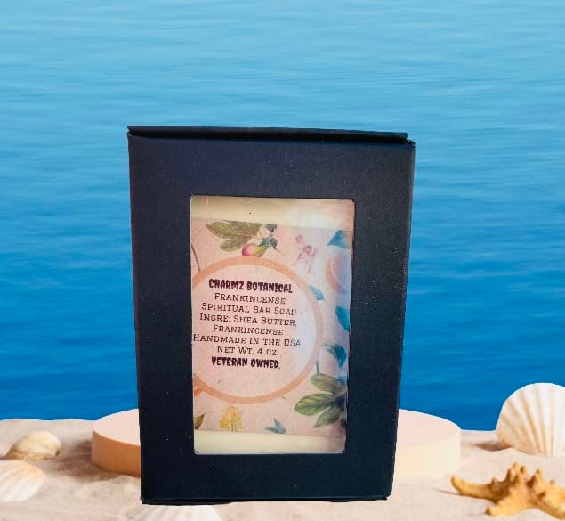 Handmade Frankincense Myrrh Handmade Soap for all Skin Types Made with Natural Ingredients - Image 4