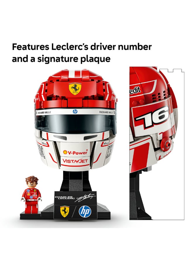 LEGO Editions Scuderia Ferrari HP Charles Leclerc Helmet 43014 (Age 14+, 886 Pieces) - Image 4