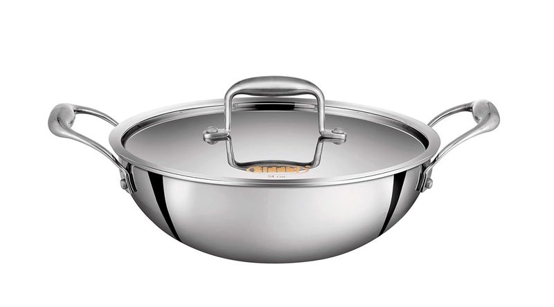 Siddhi Triply Kadhai with Lid and with 26 cm Diameter and 35 LTR Capacity - Image 1
