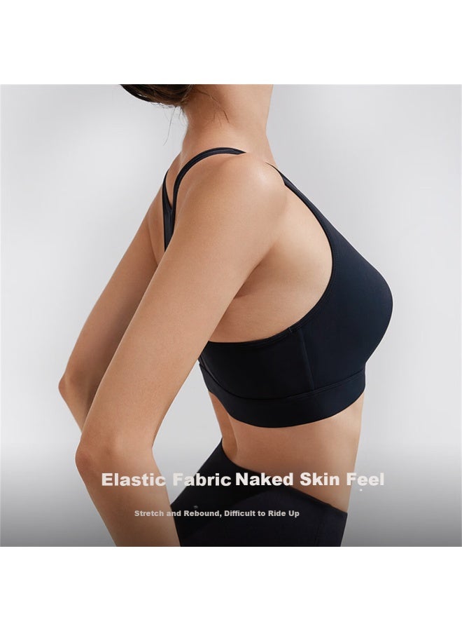 Maniform Low-intensity Backless Sports Bra With Hood Anti-light Leakage Wire-free Yoga Women's Bra - Image 3