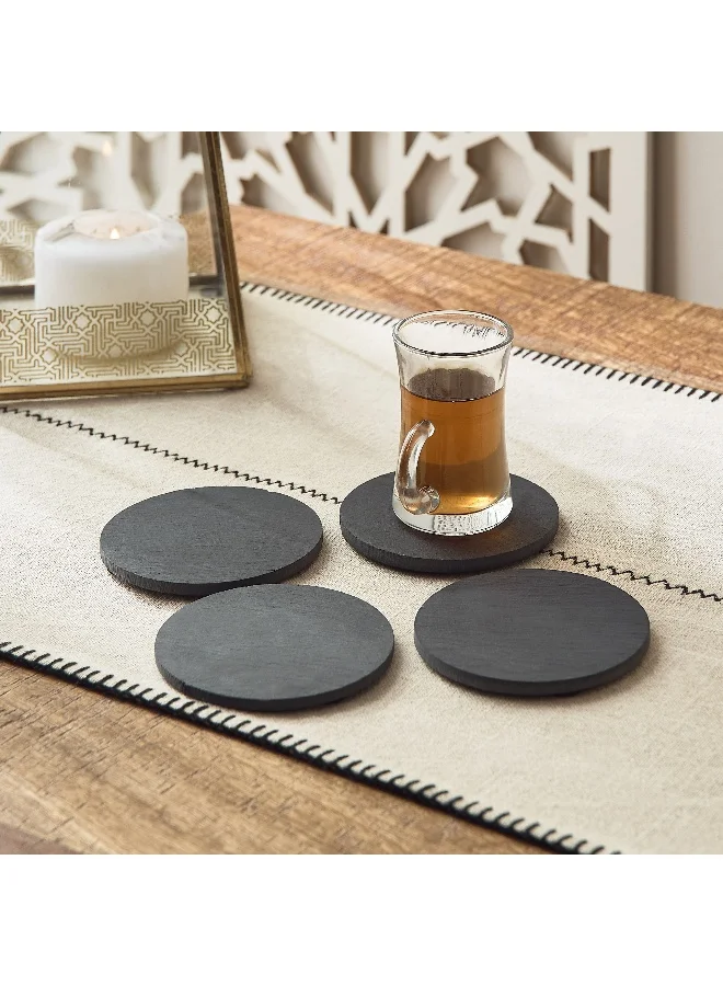 Home Box Eden 4 - Pieces Slate Coaster Set