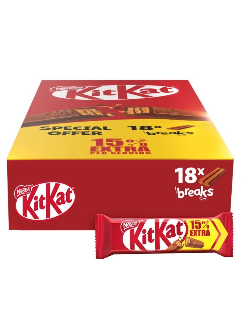 كيت كات ويفر 2 إصبع شوكولاتة 18x20.5جم - Image 4
