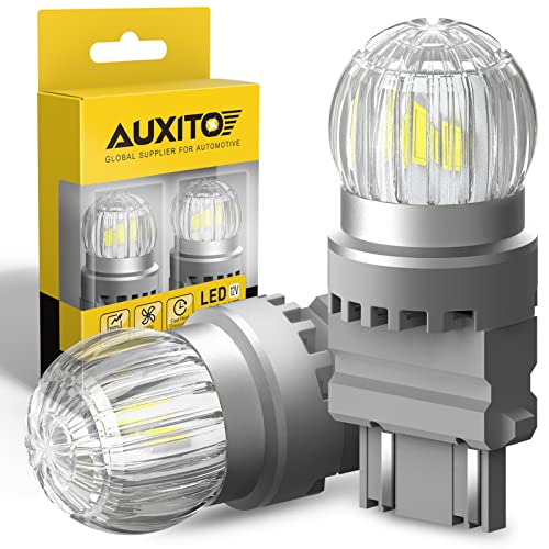 AUXITO 3157 LED Bulb White Reverse Light 3156 3056 3057 4157 3047 4057 3457 4114 Super Bright for Backup Lights Tail DRL Brake Signal Parking Lights Pack of 2 - Image 1