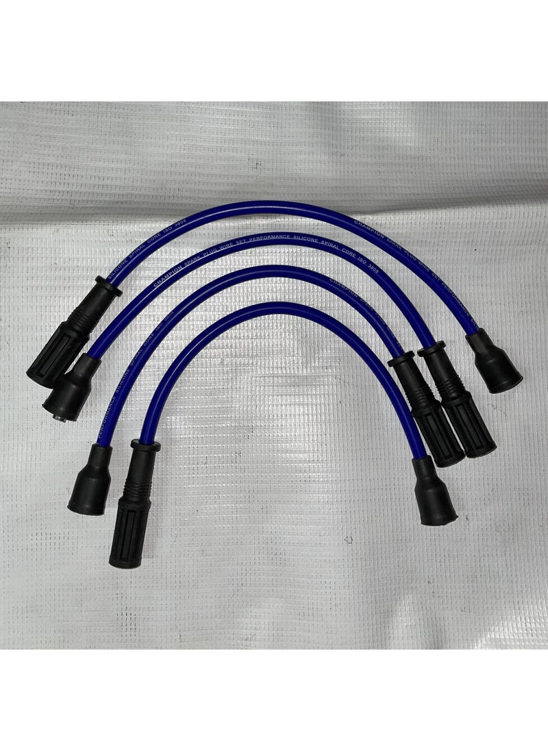 Champion - 1612591 Spark Plug Cable Performance Opel Astra F 1.4- 1.6 8V 8.5 mm Blue Silicone 1612591 - Image 1