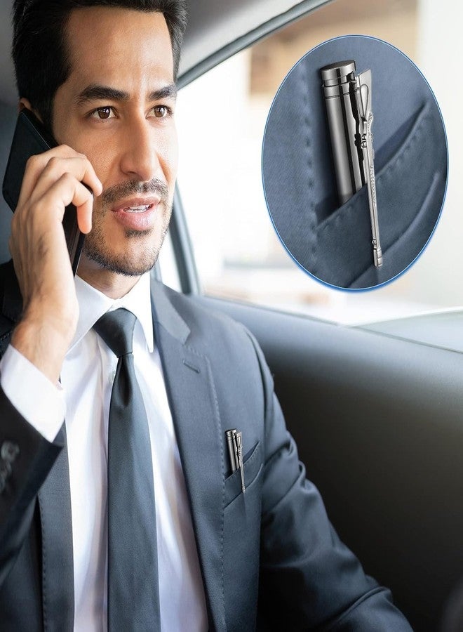 Wezone قلم ويزون ذو آلية إطلاق الرصاص، قلم حبر جاف خشبي، أقلام نحاسية صلبة، قلم معدني على شكل رصاصة، عبوة حبر واحدة مع علبة هدايا واحدة لعيد الأب، عيد الحب، عيد الميلاد، حبر أسود (قلم رصاصة) (متعدد الألوان) - Image 5