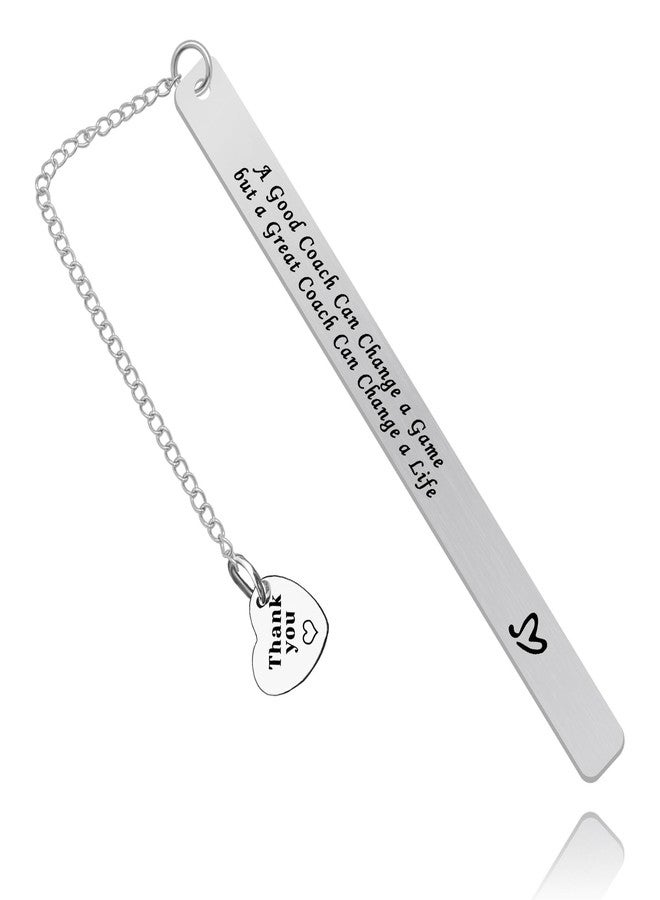 Baipilu Coach Gifts for Women Men Bookmark Soccer Basketball Baseball Volleyball Coach Appreciation Gifts Thank You Bookmark for Women Men Book Lover Thanksgiving Christmas Birthday Present - Image 1