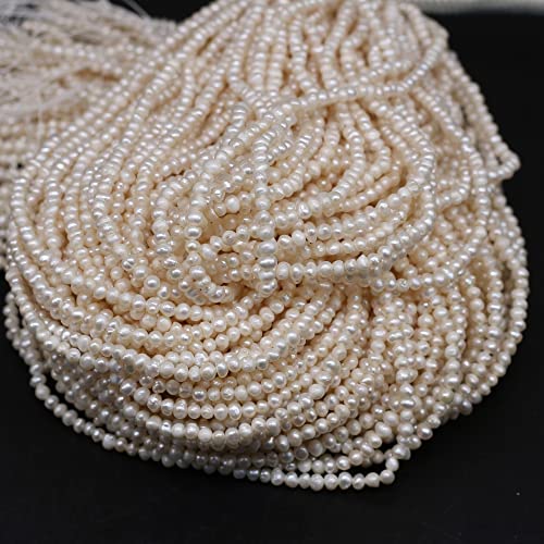 LHJ Natural Mini Pearl Beads Potato Shape Freshwater Pearl 2-3mm for Women Jewelry Making - Image 5
