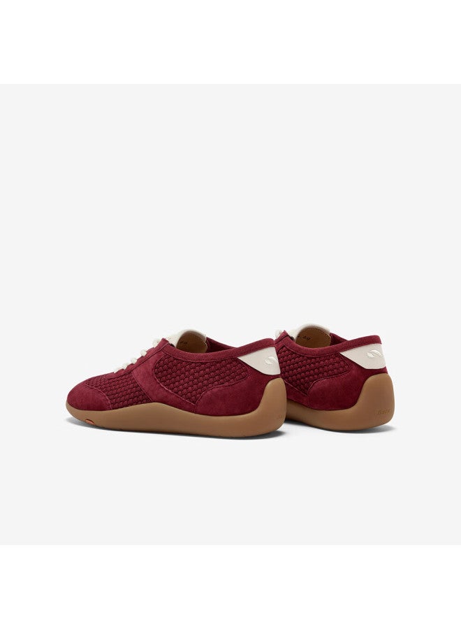 Bata Prince Qi Lambskin Derby Shoes For Women Zhi Zhi Soft Cheese Couple Thin Sole Antibacterial Shock Absorption Wine Red Size 36 - Image 5