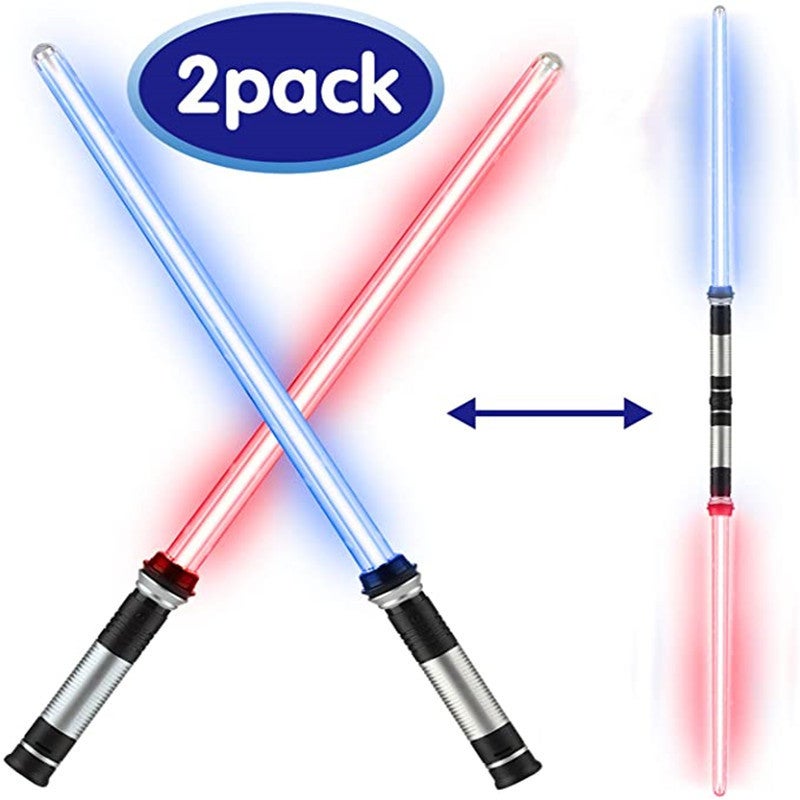 Laser Sword: Durable Plastic Rubber Construction - Sensor Color Change Dual Function LED Light Toy for Children Aged 4-6, Indoor Outdoor Play & Bedtime Imaginative Fun - Image 2
