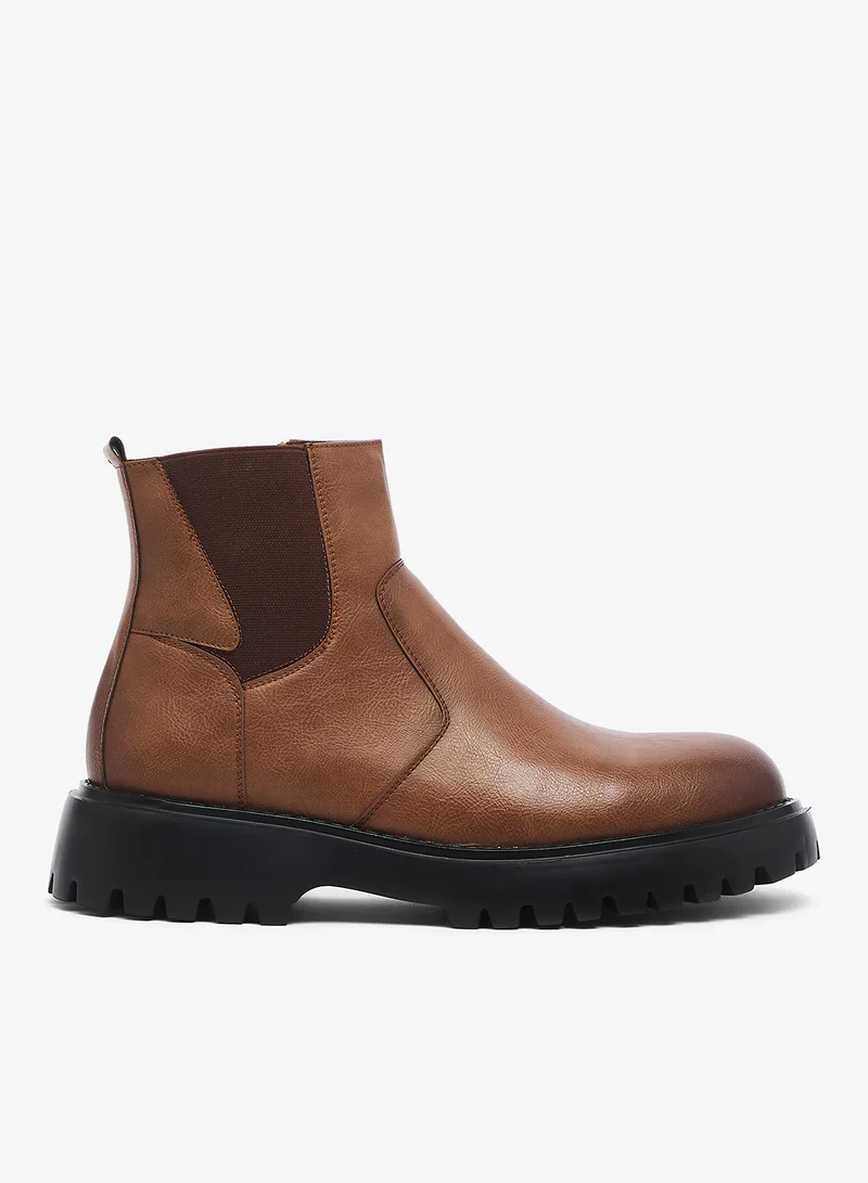 Chunky Pull On Boots