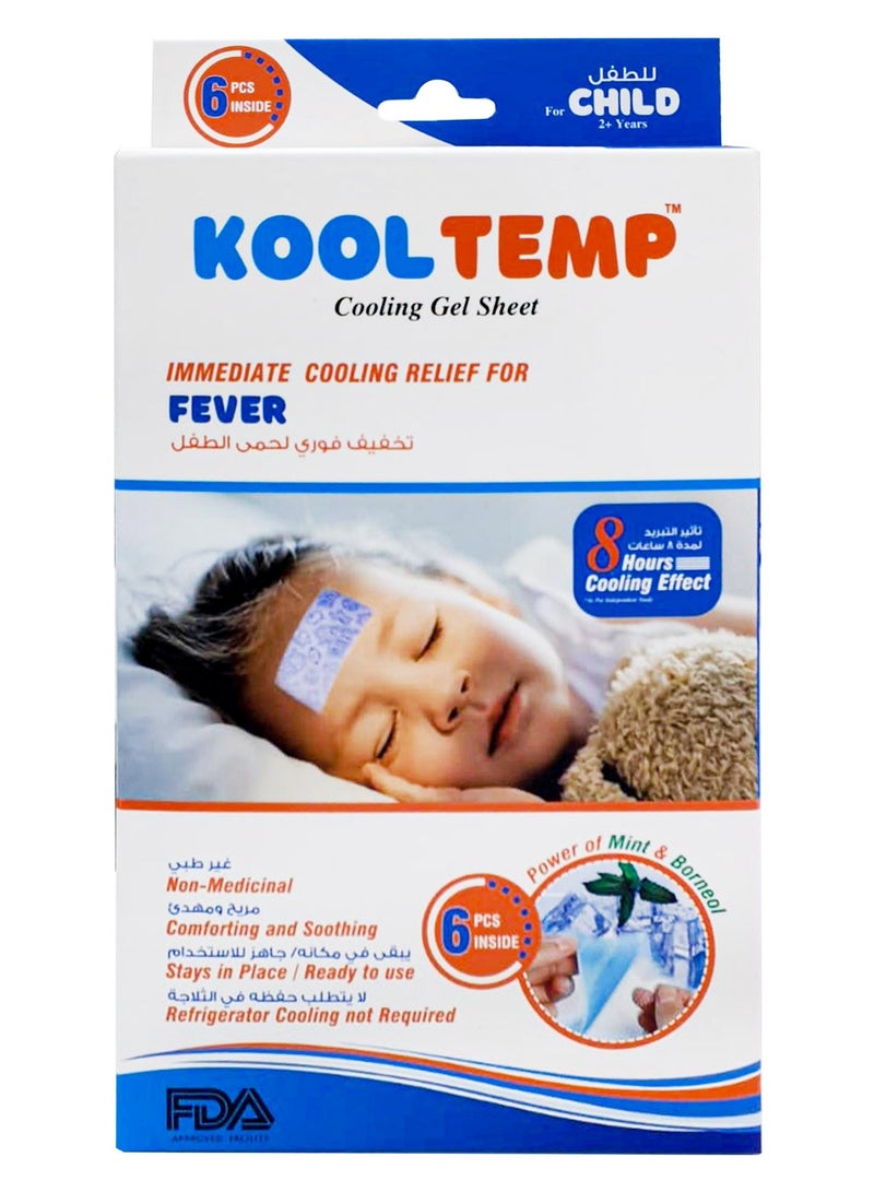 general Kool Temp Cooling Gel Sheet 6s