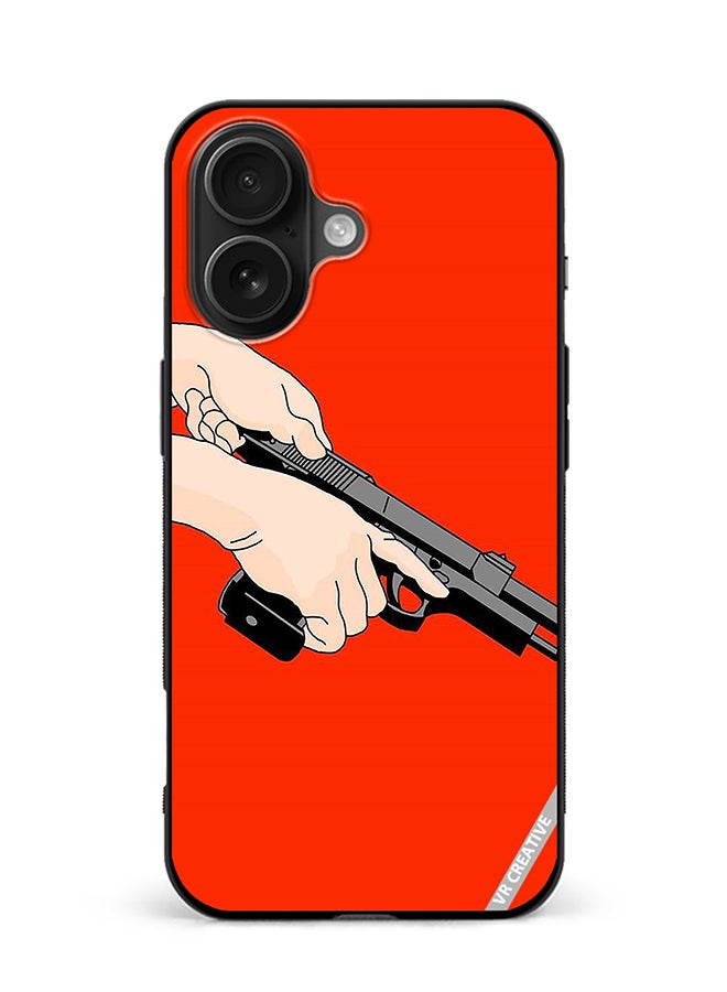 VR CREATIVE Protective Case Cover For Apple iPhone 16 Pubg Design Multicolour