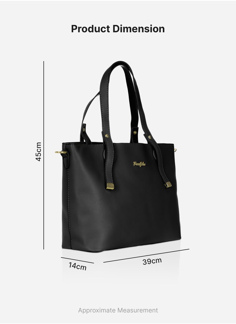PARAJOHN Bella Tote Solid Fashionable Ladies Top-handle Bags Handbags for women Shoulder Crossbody bag  - Image 3