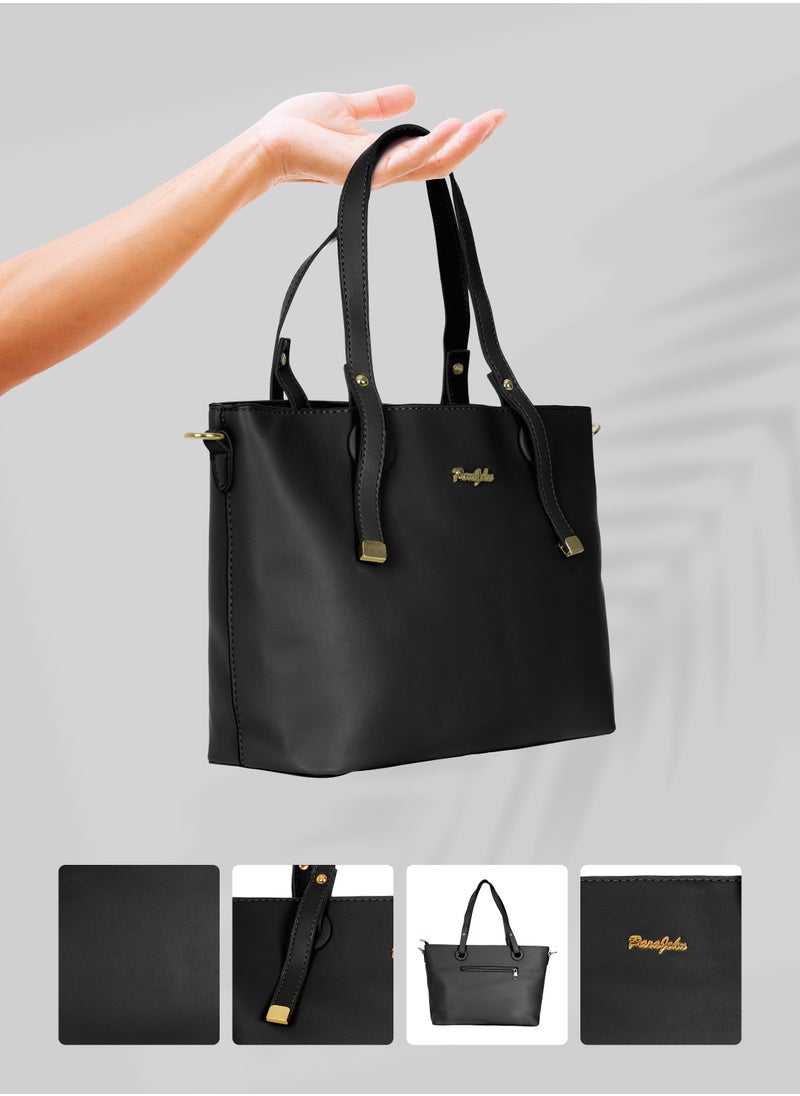 PARAJOHN Bella Tote Solid Fashionable Ladies Top-handle Bags Handbags for women Shoulder Crossbody bag  - Image 5