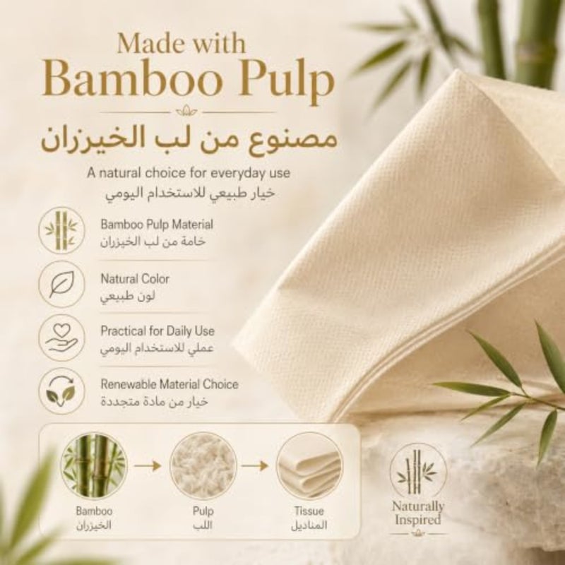 Bamboo Facial Tissue Bulk 3 Ply 110 Count Individual Travel Packs Necessities Bulk 27 Packs with 3 Eco Wall Mounted Dispenser Box Cover Holder - Image 3