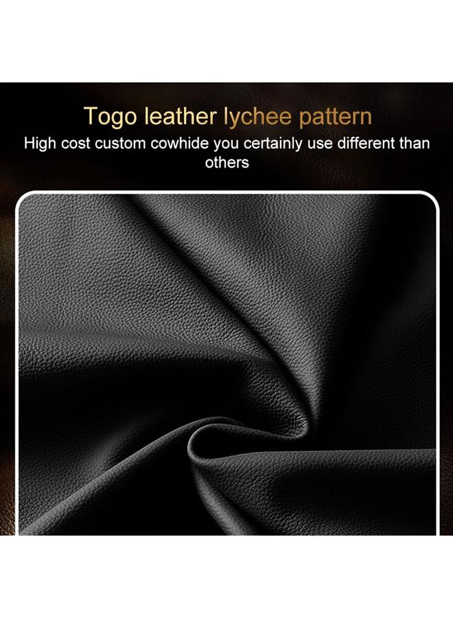 S-TOP Case For Honor 100 Pro Genuine Leather Litchi Texture Phone Case - Image 3