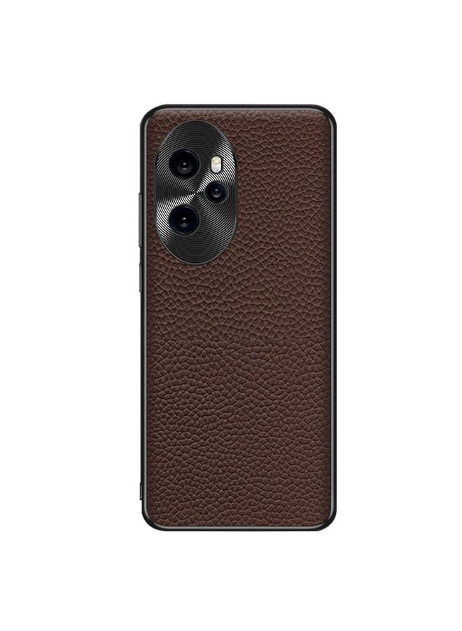 S-TOP Case For Honor 100 Pro Genuine Leather Litchi Texture Phone Case - Image 1