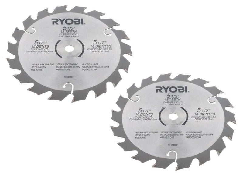 Ryobi 6797329 Pack of 2 Circular Saw Blades - D150 x 1.5MM