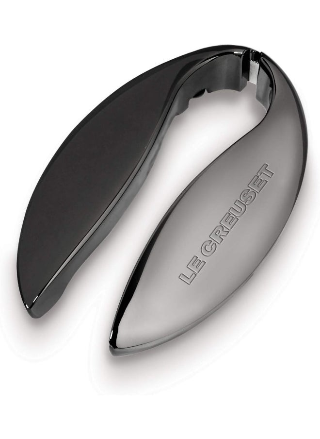Le Creuset - Le Creuset Wine Opener Foil Remover, 4-Rotary Blade Foil Cutter, Stainless Steel with Black Nickel - Image 1