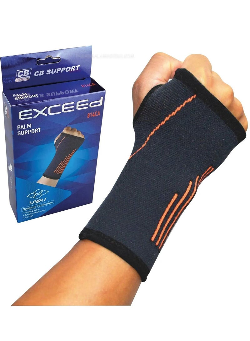 Exceed Anti Slip Palm And Wrist Support Brace Dynamic Protection Gloves Free Size Pair For Sport Fitness Health - 822Ca - Image 3