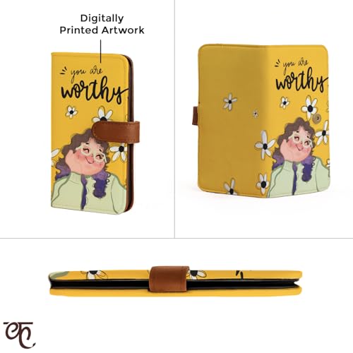 Kalankit Passport Wallet for Women | Vegan Leather Bi-Fold Long Wallet & Travel Purse | Valentine Gift for Her, Valentine Gifts for Women | Worthy - Image 5