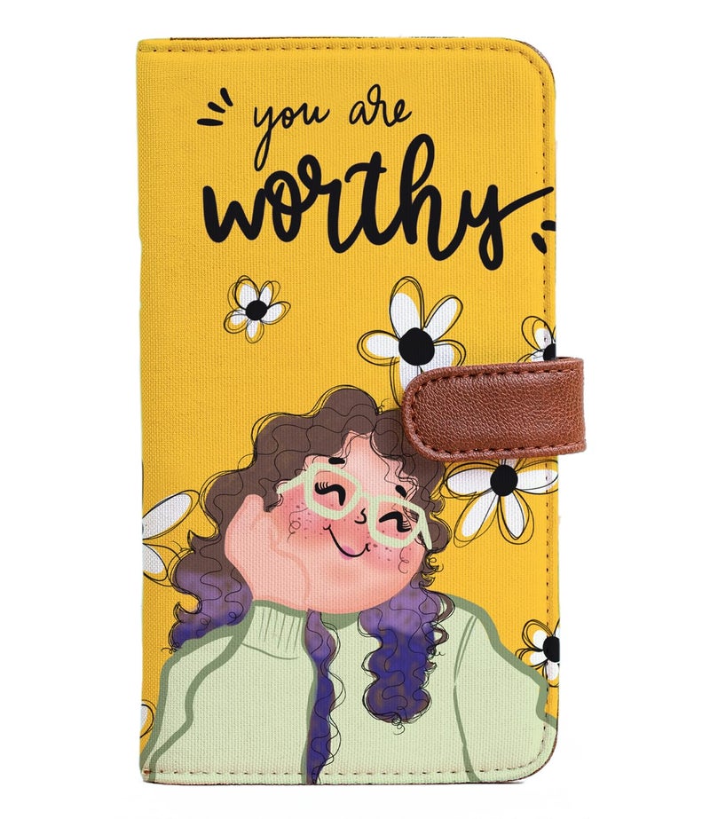 Kalankit Passport Wallet for Women | Vegan Leather Bi-Fold Long Wallet & Travel Purse | Valentine Gift for Her, Valentine Gifts for Women | Worthy - Image 1