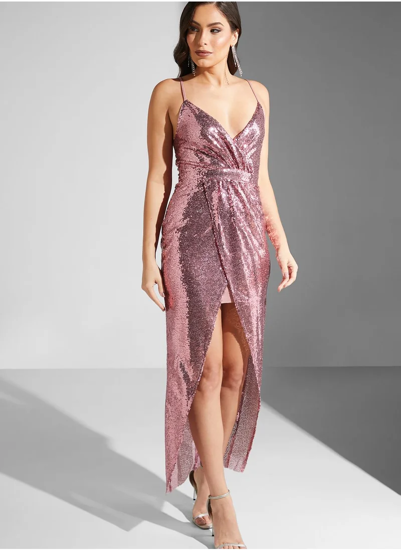 Ella Limited Edition Strappy Shimmer Dress