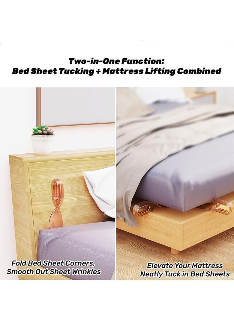 SYOSI Bed Maker and Mattress Lifter Tool 2 in 1 Sheet Tucker Easily Lift Hold The for Changes, Effortlessly Tuck Fitted Flat  - Image 2