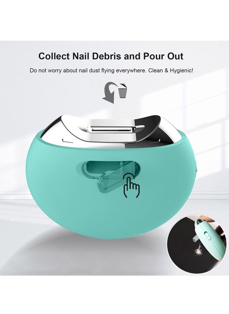 joyzzz Nail Clippers, Safety Automatic Electric Nail Trimmer Cutter for Fingernail, Which Suitable for Newborn Infant Toddlers Kids Seniors Children  - Image 5