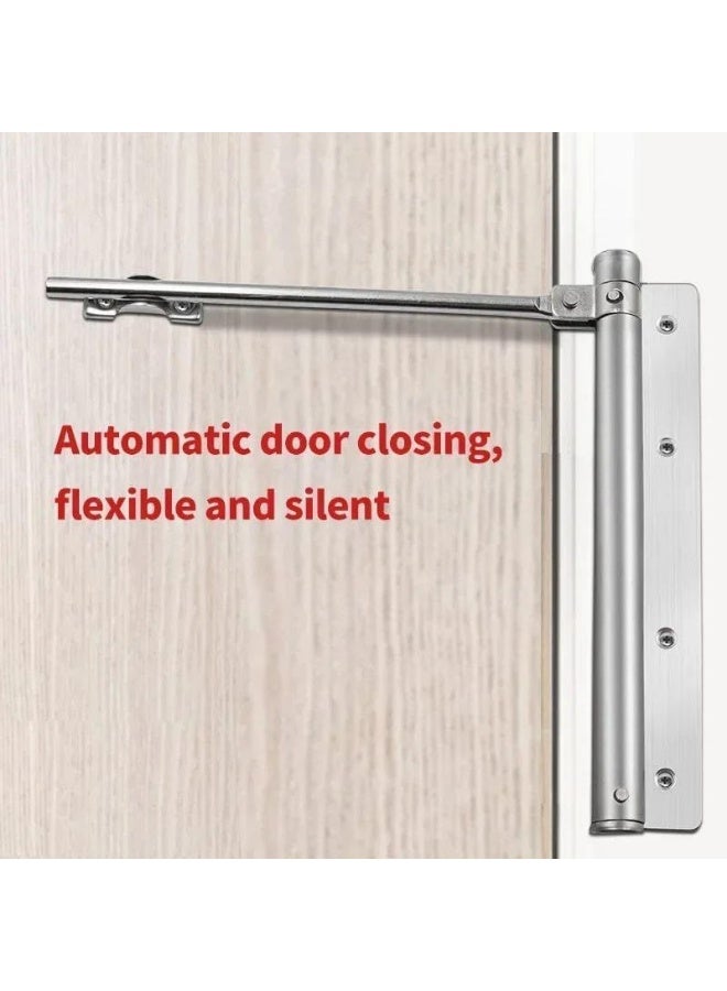 The automatic door closer automatically closes the door after it is opened, preventing doors from remaining open. - Image 2