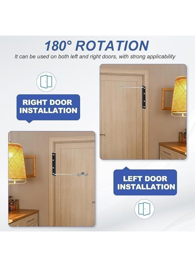 The automatic door closer automatically closes the door after it is opened, preventing doors from remaining open. - Image 3