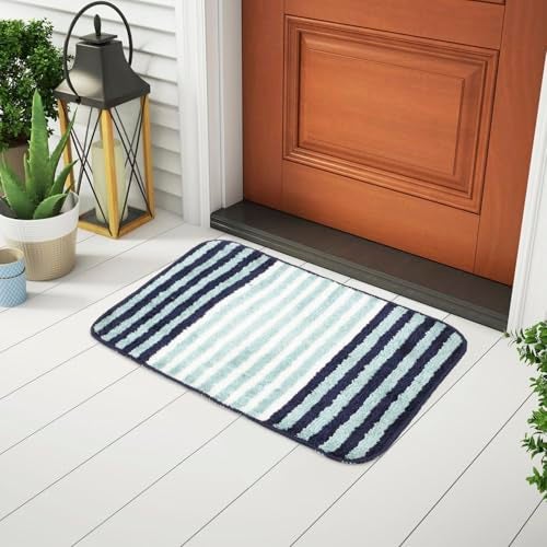 Status Contract Status Micro Milange Super Water Absorbed Bath Mat 38x58 cm (Blue) - Image 1