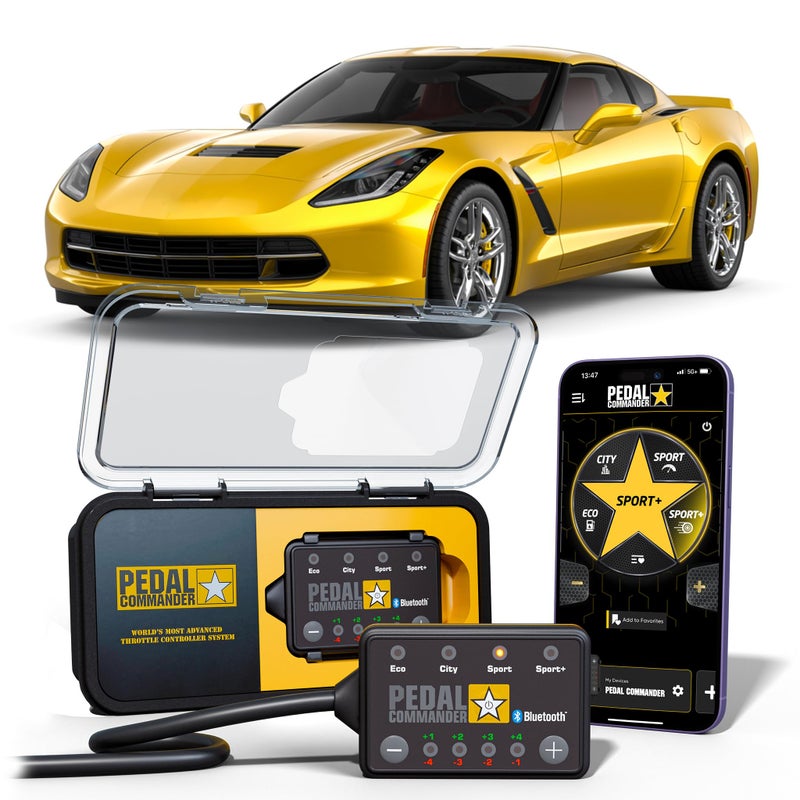 PEDAL COMMANDER for Chevrolet Corvette C7 20142019 Throttle Response Controller for 7th Gen LT1 LT4 LT5 Stingray Z51 Z06 Z06 Hardtop Z51 ZR1 Grand Sport 62L Corvette C7 Accessories
