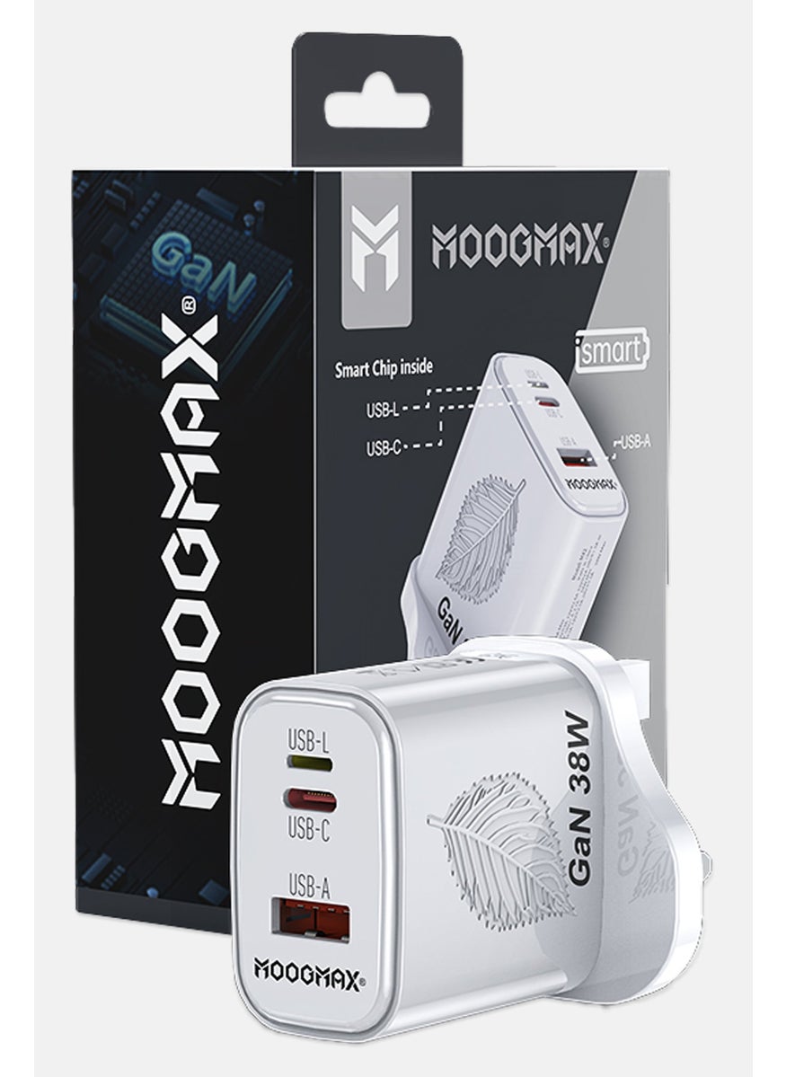MOOGMAX MX2 Home Charger, White  - Image 1