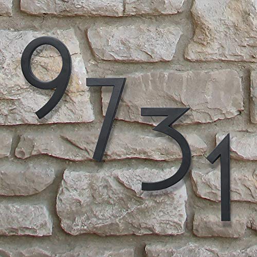 Hy-Ko Floating Mount House Numbers, Modern Raised Metal House Numbers for Outside, Durable Convenient Marking for Home Address with Included Mounting Hardware for Simple Installation - Image 5