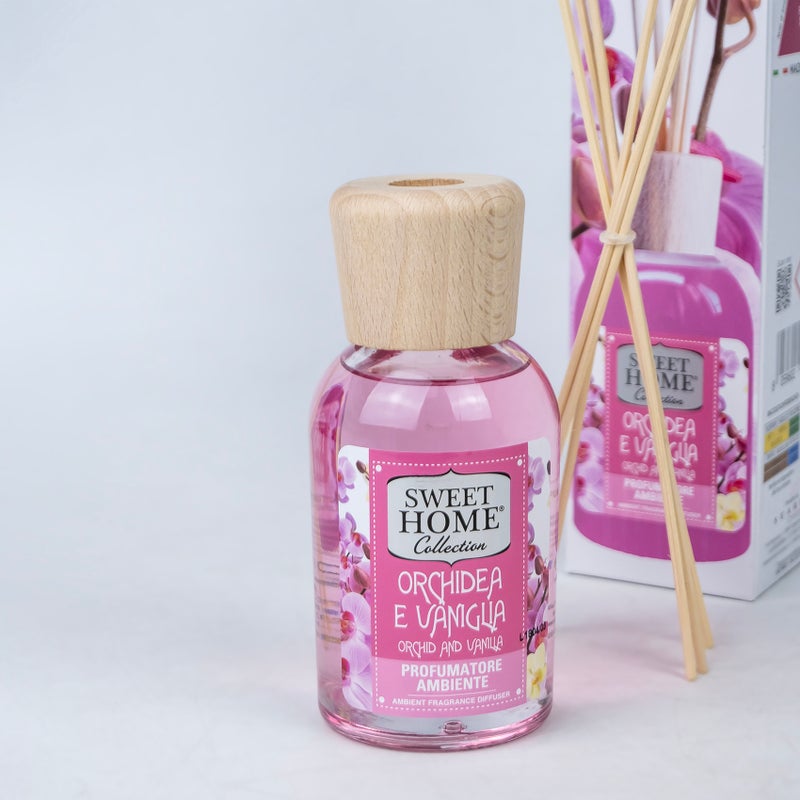 سويت هوم معطر جو سويت هوم أمبينت ٢٥٠ مل - أوركيد وفانيليا | بخاخ معطر للغرف يدوم طويلًا برائحة الزهور والحلوى | أوركيد أنيق برائحة فانيليا دافئة | ينعش الهواء فورًا | مثالي لغرف النوم والمعيشة - Image 3