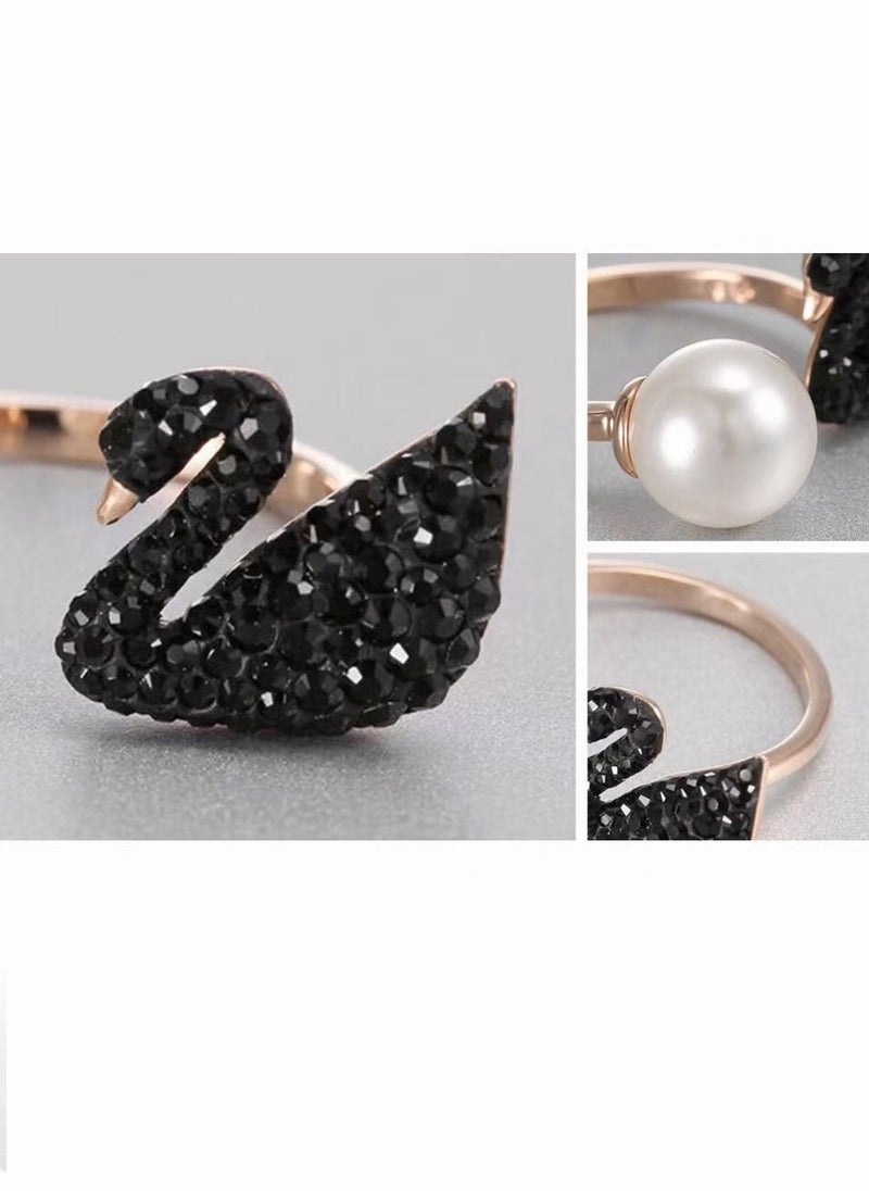 Chomel - Iconic Swan and Pearl Ring - Image 1