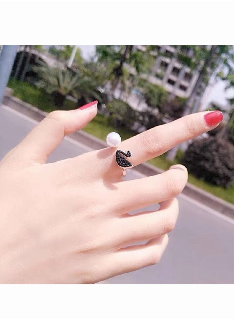 Chomel - Iconic Swan and Pearl Ring - Image 1