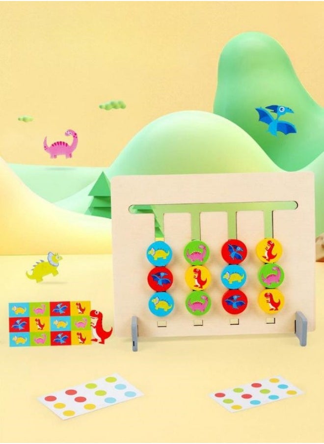 MIXDE Logical Thinking Training Game,Dinosaur Pattern Matching And Sorting, Kids Early Education Toys  - Image 3