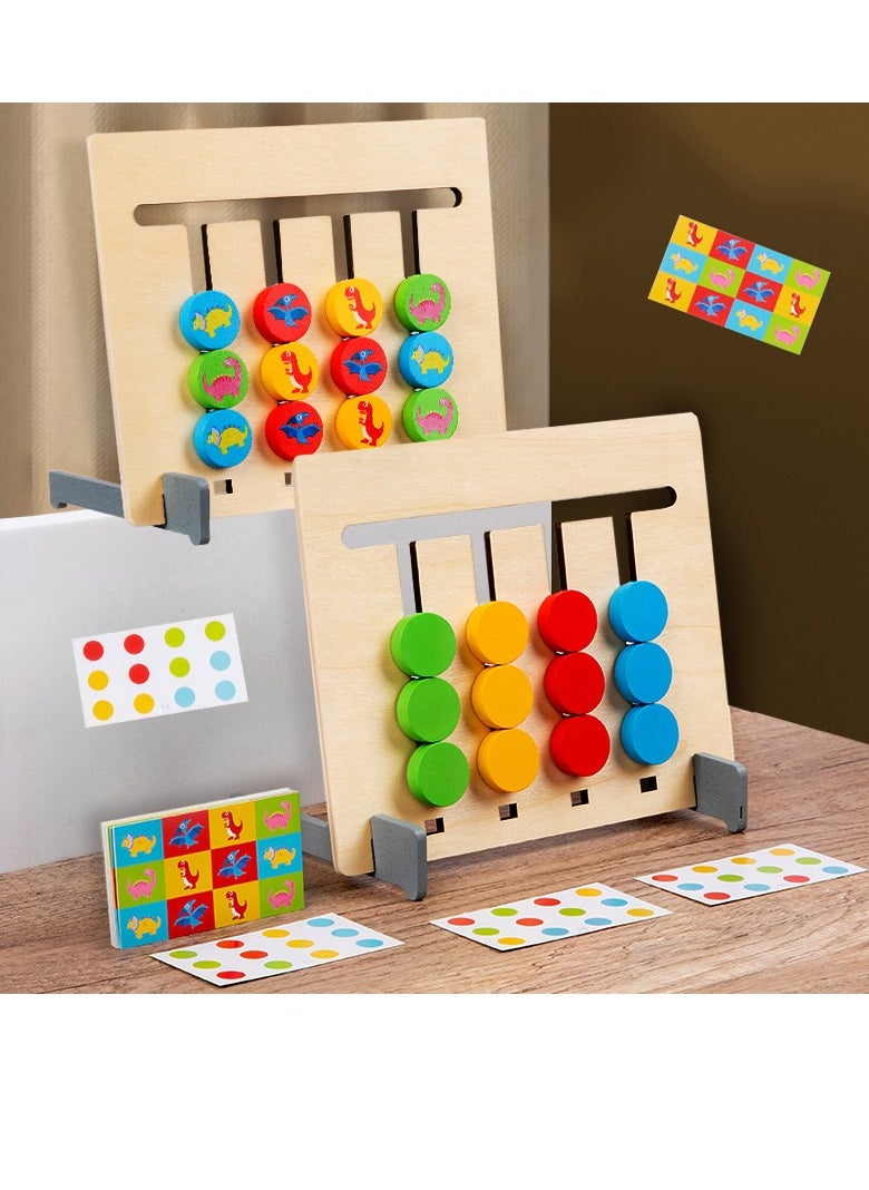 MIXDE Logical Thinking Training Game,Dinosaur Pattern Matching And Sorting, Kids Early Education Toys  - Image 1