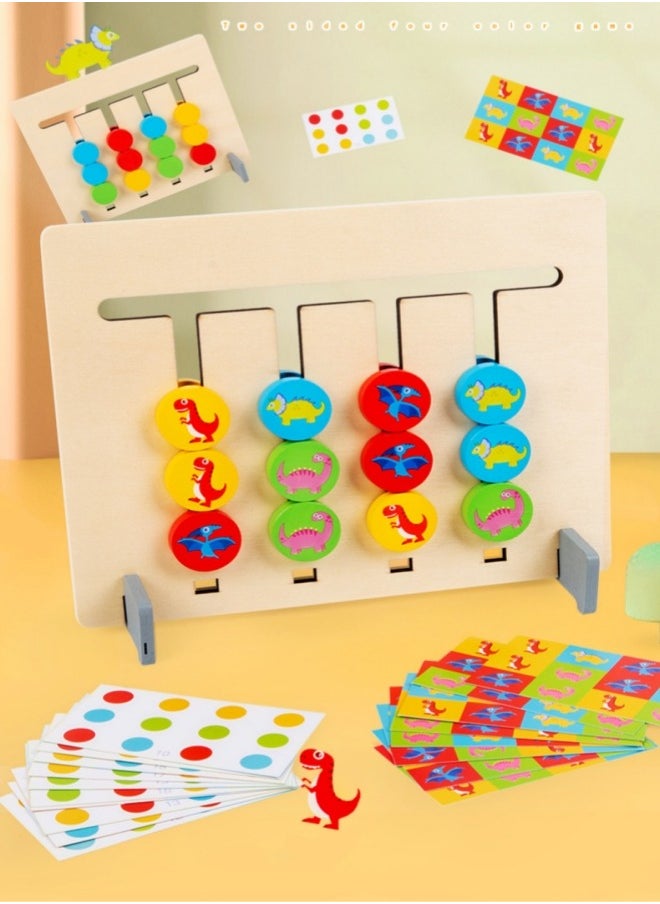 MIXDE Logical Thinking Training Game,Dinosaur Pattern Matching And Sorting, Kids Early Education Toys  - Image 2
