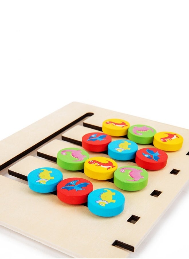 MIXDE Logical Thinking Training Game,Dinosaur Pattern Matching And Sorting, Kids Early Education Toys  - Image 4