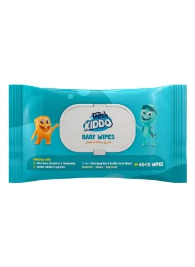 فريش كيدو مناديل مبللة للاطفال (منديل/70)