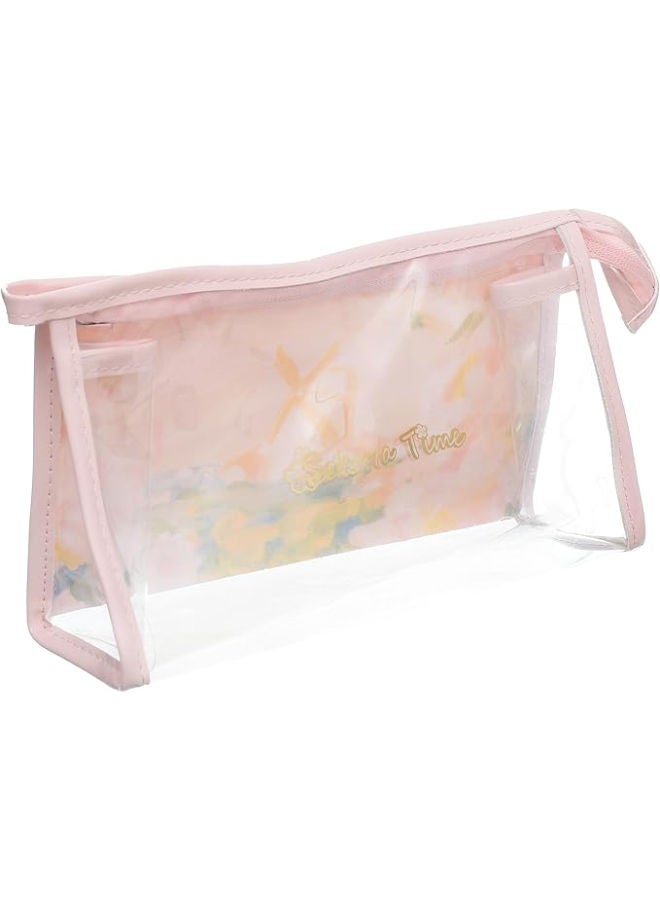 M&G Sakura Time Pencil Case, Semi-Transparent, 22x12x8cm, Durable Zipper, Assorted - Image 2