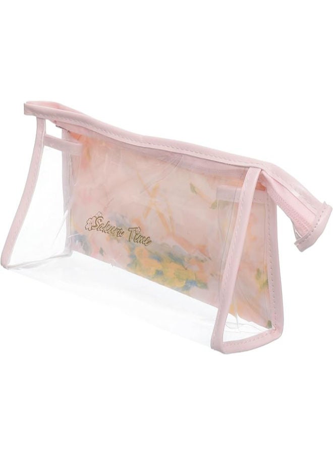 M&G Sakura Time Pencil Case, Semi-Transparent, 22x12x8cm, Durable Zipper, Assorted - Image 4