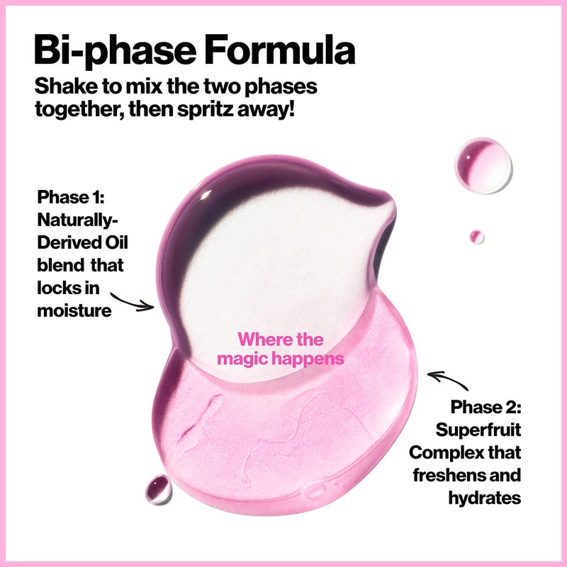 Revlon بخاخ برايمر الوجه ريفلون فوتوريدي روز جلو، تحضير، ترطيب وانتعاش مع تغطية خفيفة، مدعوم بزيوت مغذية ومركب فواكه سوبر، 1.2 أونصة سائلة - Image 4