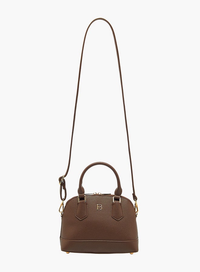 فلورا بيلا من شو إكسبرس حقيبة توت بنقوش مع حزام قابل للفصل وإغلاق بسحاب  - Image 3