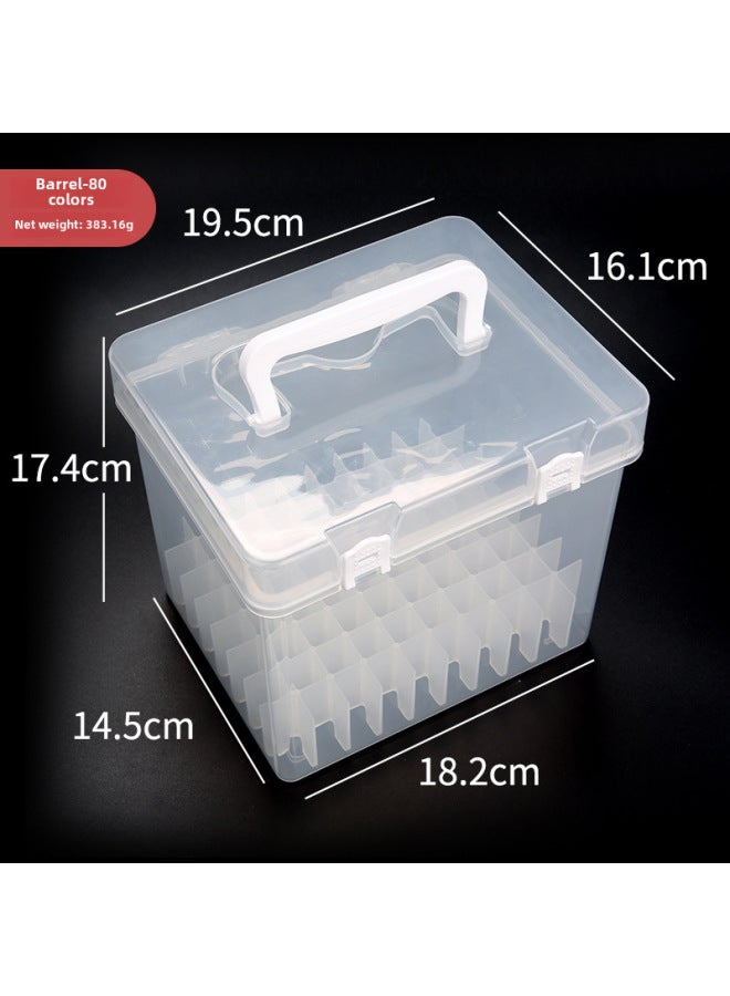 Haoyue Spot Marker Pen Base Marker Pen Storage Box Various Specifications Storage Pen Barrel Hard Base Compartment Box - Image 1