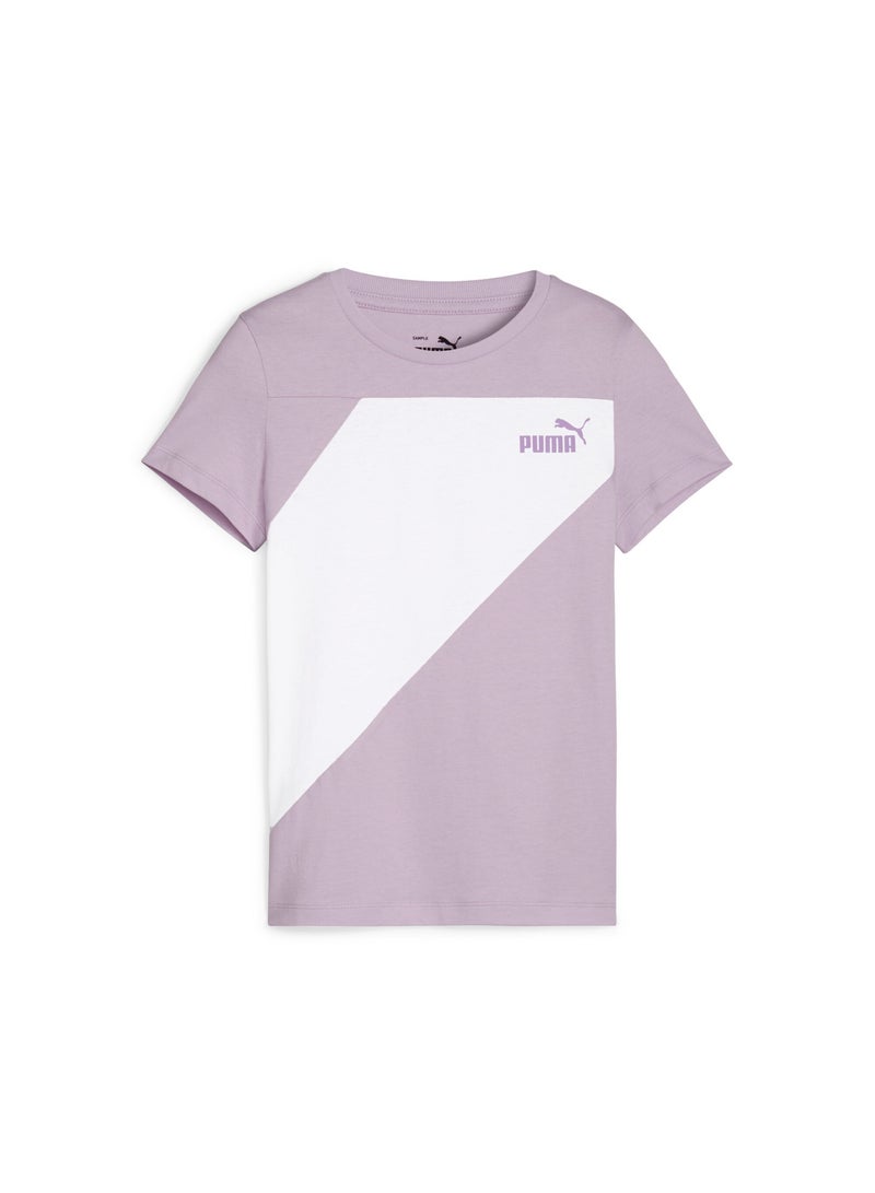 PUMA POWER Girls Purple T-shirt - Image 1