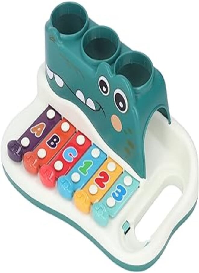 KUIDAMOS Baby Piano, Funny Exercise Grip Ability Early Education Puzzle Baby Piano Toy Enhances Baby Communication for Education 